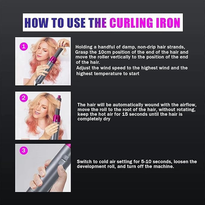 Smart Cart™ Hot Hair Brush 5-in-1 – Complete Styling Solution