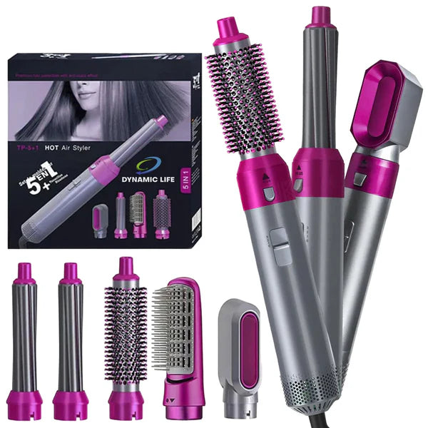Smart Cart™ Hot Hair Brush 5-in-1 – Complete Styling Solution