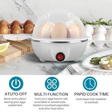 Smart Cart™Electric Egg Cooker 7 Eggs Steamer