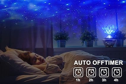 Smart Cart™ Galaxy Ocean Light Projector – بروجكتر ضوء المجرة والمحيط