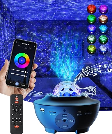 Smart Cart™ Galaxy Ocean Light Projector – بروجكتر ضوء المجرة والمحيط