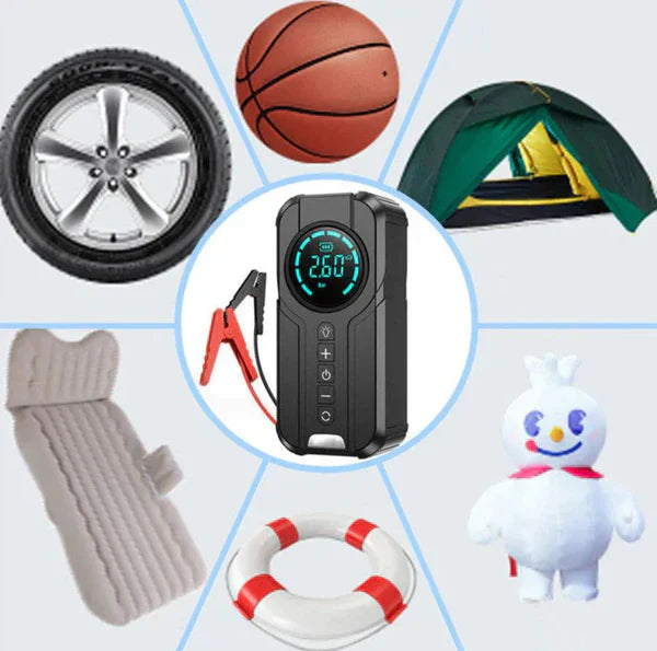 Smart Cart™Jump Starter With Air Pump  جهاز تشغيل البطارية مع منفاخ هواء