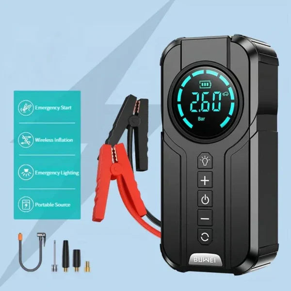 Smart Cart™Jump Starter With Air Pump  جهاز تشغيل البطارية مع منفاخ هواء