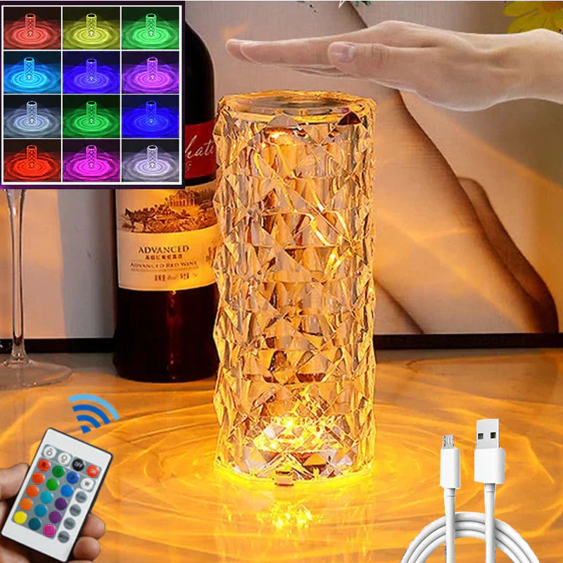 Smart Cart™LED Crystal Table Lamp
