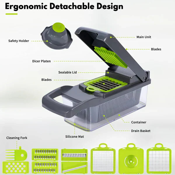 Smart Cart™ Multifunctional Vegetable Slicer